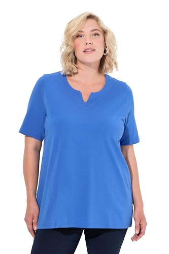 Ulla Popken Damen große Größen Übergrößen Plus Size T-Shirt, A-Linie, Tunika-Ausschnitt, Halbarm von Ulla Popken
