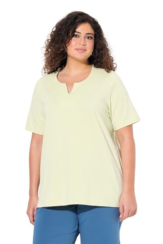 Ulla Popken Damen große Größen Übergrößen Plus Size T-Shirt, A-Linie, Tunika-Ausschnitt, Halbarm von Ulla Popken
