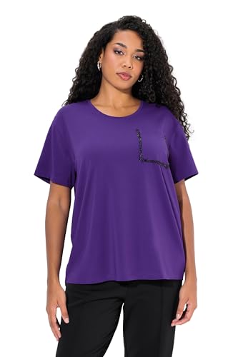Ulla Popken Damen große Größen Übergrößen Plus Size T-Shirt, Brusttasche, Perlen, Oversized, Rundhals, Halbarm Lilie 58+ 832732843-58+ Ulla Popken Damen große Größen Übergrößen Plus Size T-Shirt, Brusttasche, Perlen, Oversized, Rundhals, Halbarm Lilie 58+ 832732843-58+ von Ulla Popken