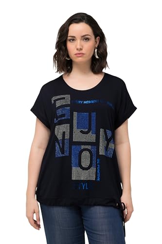 Ulla Popken Damen große Größen Übergrößen Plus Size T-Shirt, Oversized, Rundhals, Halbarm, Saumband Marine 50+ 831991770-50+ Ulla Popken Damen große Größen Übergrößen Plus Size T-Shirt, Oversized, Rundhals, Halbarm, Saumband Marine 50+ 831991770-50+ von Ulla Popken