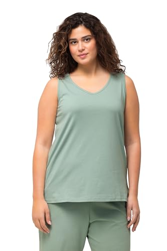 Ulla Popken Damen große Größen Übergrößen Plus Size Top, V-Ausschnitt, Classic, ärmellos Ulla Popken Damen große Größen Übergrößen Plus Size Top, V-Ausschnitt, Classic, ärmellos von Ulla Popken