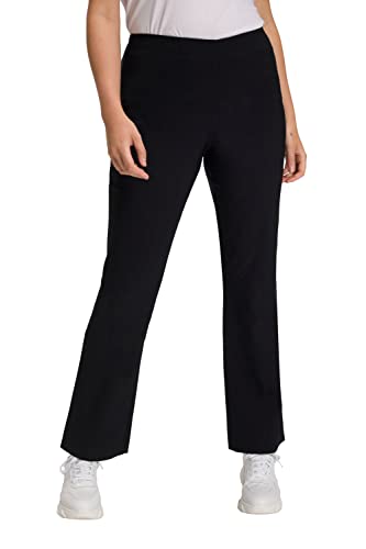 Ulla Popken Damen Bengalinhose Hose, Schwarz, 33W / 32L EU von Ulla Popken
