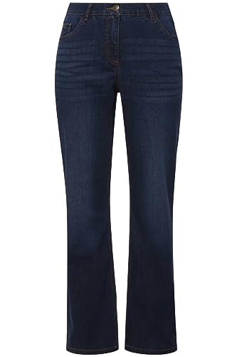 Ulla Popken Damen Straight-jeans Jeans, Blue Denim, 50 EU von Ulla Popken