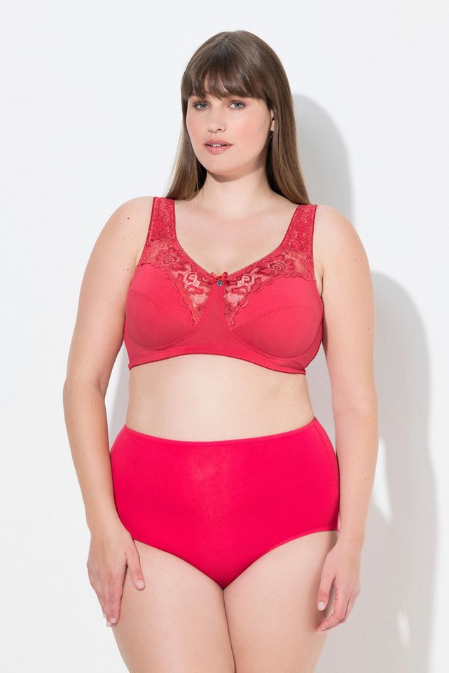 Ulla Popken Entlastungs-BH Entlastungs-BH Spitze ohne Bügel Cup C-E von Ulla Popken