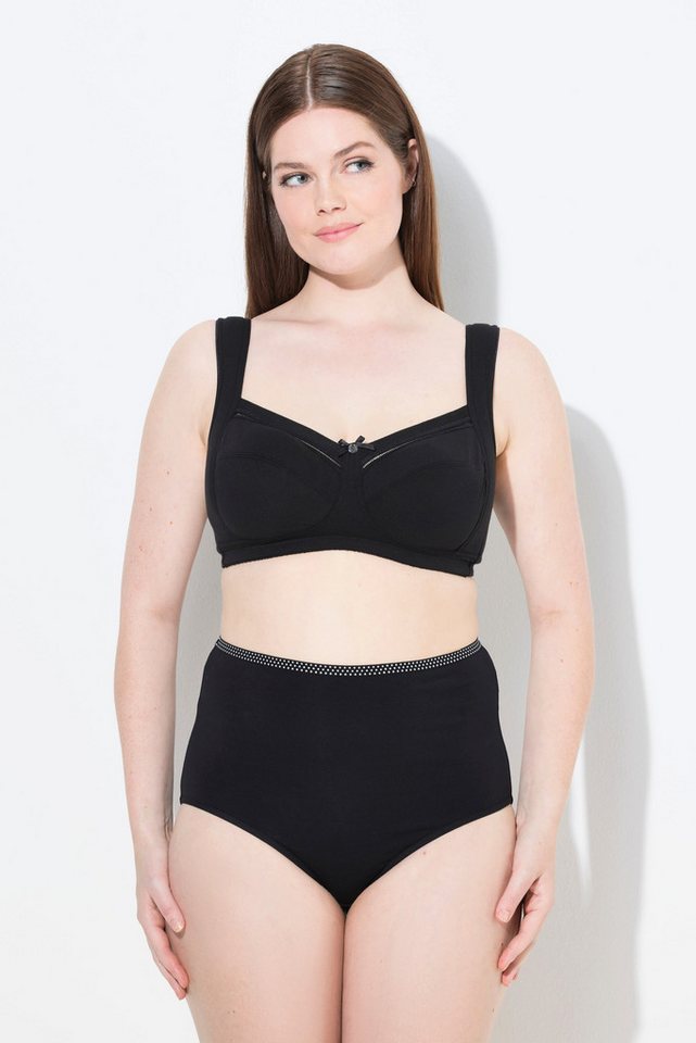 Ulla Popken Entlastungs-BH Entlastungs-BH bügellos Spitze Cup C-H von Ulla Popken