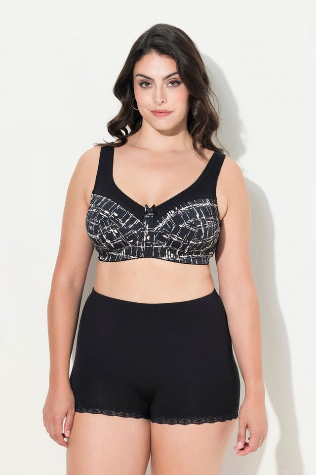 Ulla Popken Entlastungs-BH Entlastungs-BH grafischer Druck ohne Bügel von Ulla Popken