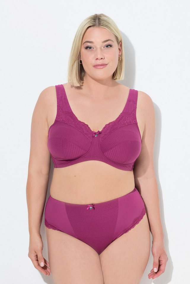 Ulla Popken Entlastungs-BH Entlastungs-BH ohne Bügel Spitze Cup C - G von Ulla Popken