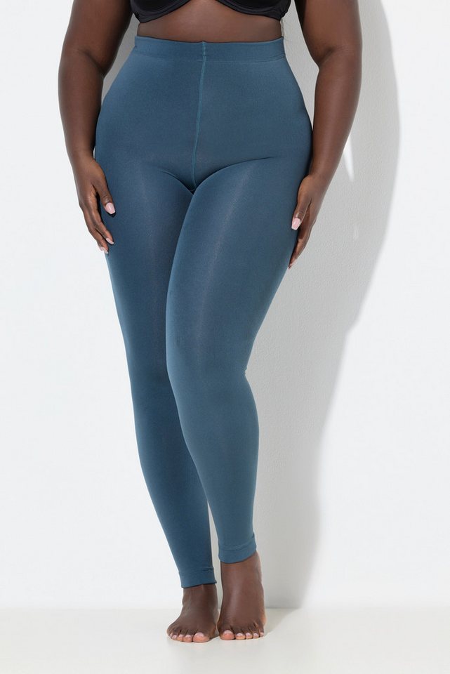 Ulla Popken Feinstrumpfhose Thermo-Strumpfleggings Elastikbund von Ulla Popken