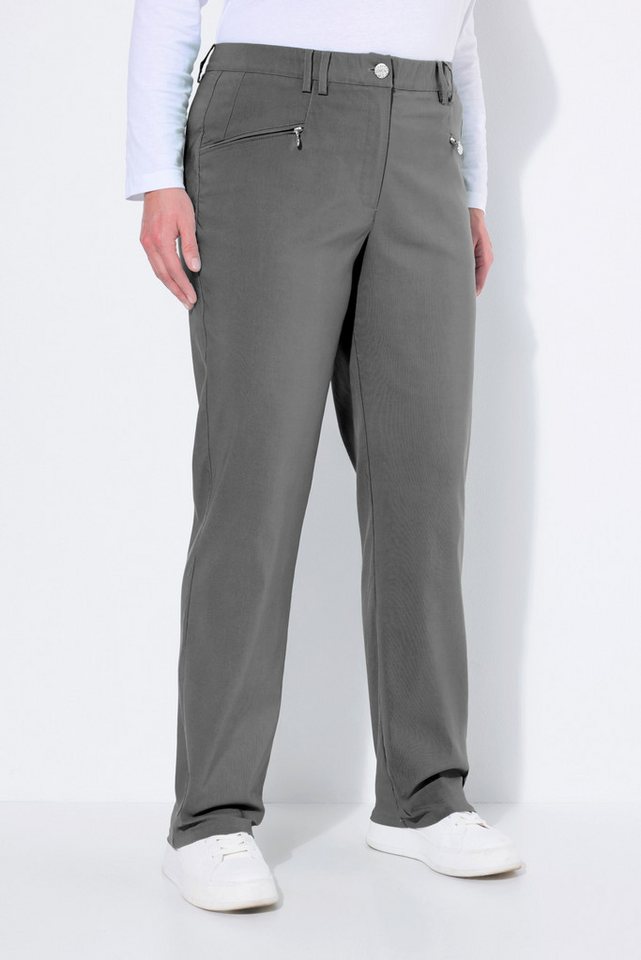 Ulla Popken Funktionshose Thermo-Stretchhose Mony konisches Bein Zipptaschen von Ulla Popken