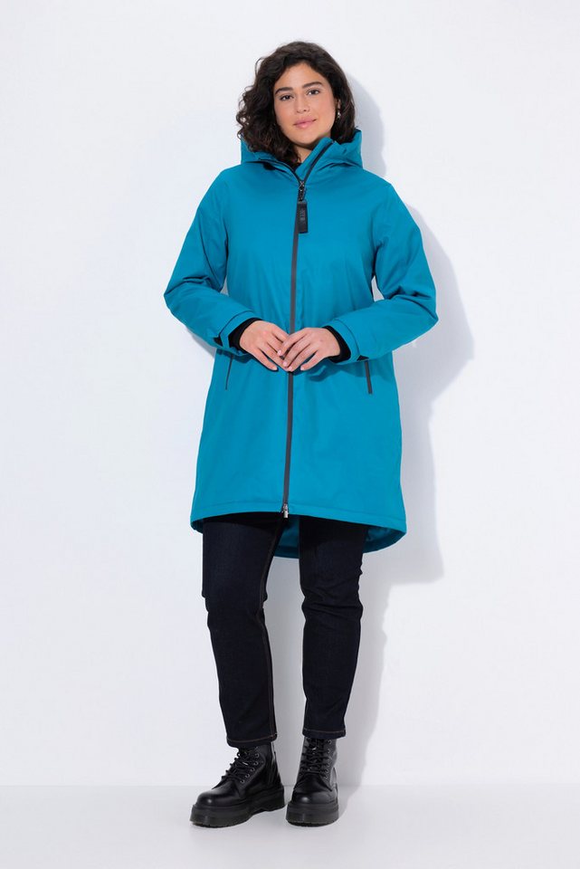 Ulla Popken Funktionsjacke HYPRAR Funktionsjacke wasserdicht 2-Wege-Zipper von Ulla Popken