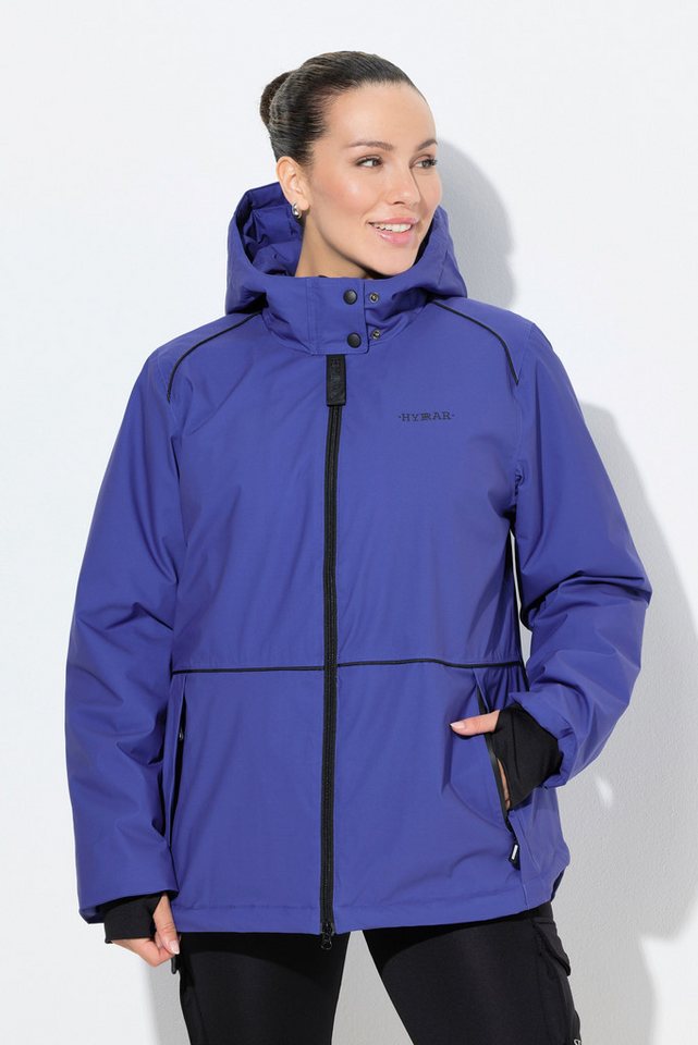 Ulla Popken Funktionsjacke HYPRAR Funktionsjacke wasserdicht 2-Wege-Zipper von Ulla Popken