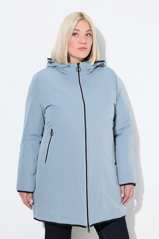 Ulla Popken Funktionsjacke HYPRAR Wende-Steppjacke Reflektor 2-Wege-Zipper von Ulla Popken