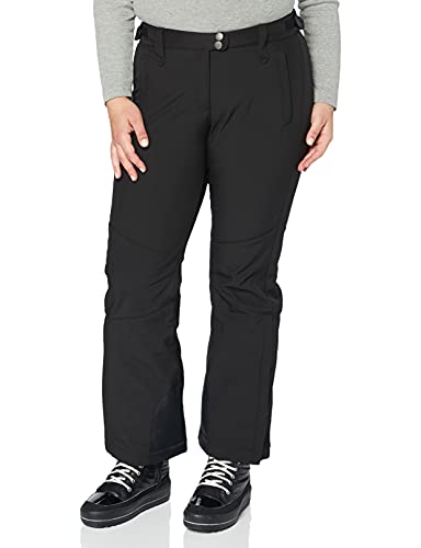 Ulla Popken Damen Softshellhose Schneehose, Schwarz, 42 EU von Ulla Popken