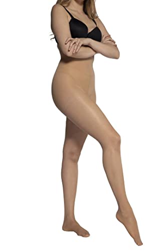 Ulla Popken Damen Stützstrumpfhose, 40den Stützstrümpfe, Teint, 48-50 EU von Ulla Popken
