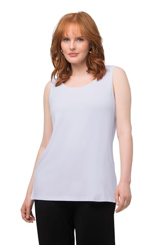 Ulla Popken Große Größen Damen Top RH Weiß (Weiß 20), 46/48 von Ulla Popken
