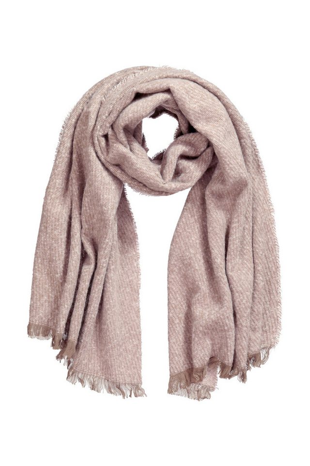 Ulla Popken Halstuch Strickschal meliert Fransen von Ulla Popken