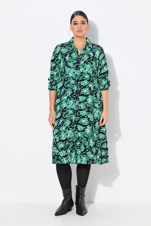 Ulla Popken Hemdblusenkleid Hemdblusenkleid A-Linie Hemdkragen. von Ulla Popken