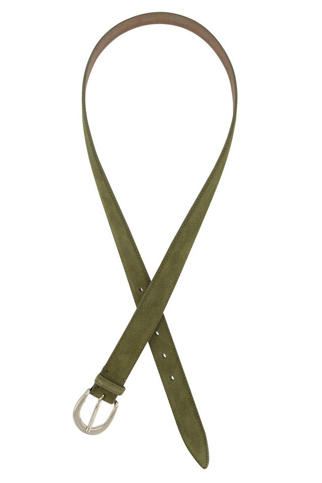 Ulla Popken Hüftgürtel Gürtel Suede Velourslederoptik Metallic-Schließe von Ulla Popken