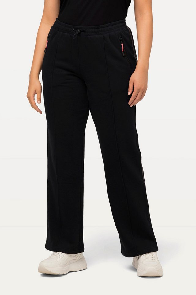 Ulla Popken Jogginghose Jogginghose Reflektorstreifen Zipptaschen von Ulla Popken