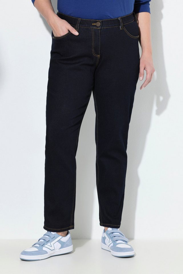 Ulla Popken Regular-fit-Jeans Boyfriend-Jeans 5-Pocket-Schnitt Komfortbund von Ulla Popken