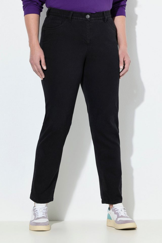 Ulla Popken Regular-fit-Jeans Boyfriend-Jeans 5-Pocket-Schnitt Komfortbund von Ulla Popken