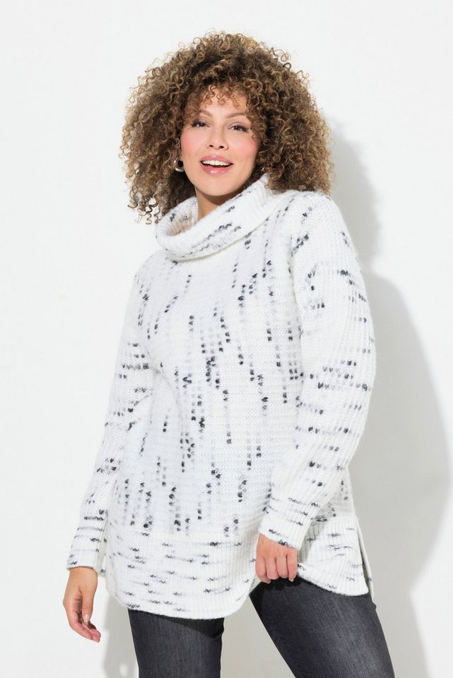 Ulla Popken Rollkragenpullover Pullover Spaceyarn-Effekt Rollkragen Langarm von Ulla Popken