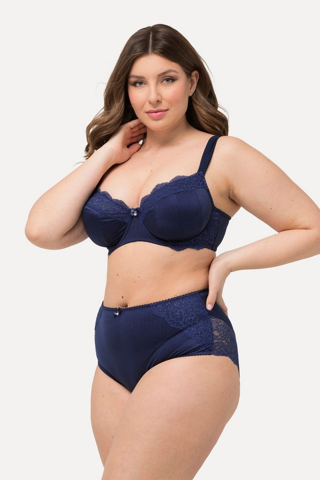 Ulla Popken Slip Maxislip Satin Spitzen-Rückseite von Ulla Popken