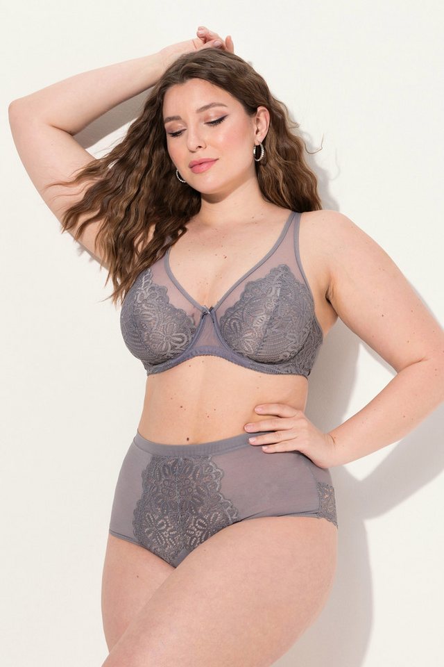 Ulla Popken Slip TruYou Maxislip Blütenspitze Mikrofaser von Ulla Popken