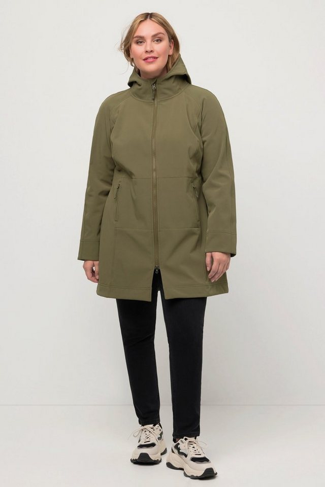 Ulla Popken Softshelljacke HYPRAR Softshelljacke wasserabweisend Fleecefutter von Ulla Popken