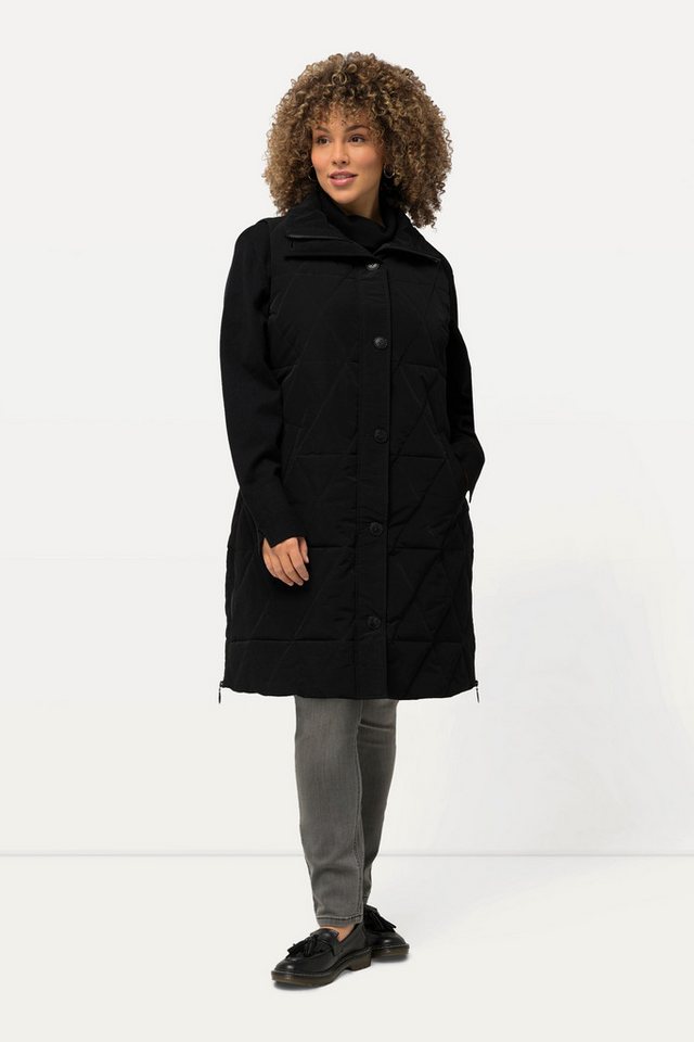 Ulla Popken Steppweste HYPRAR Funktions-Longsteppweste Stehkragen von Ulla Popken