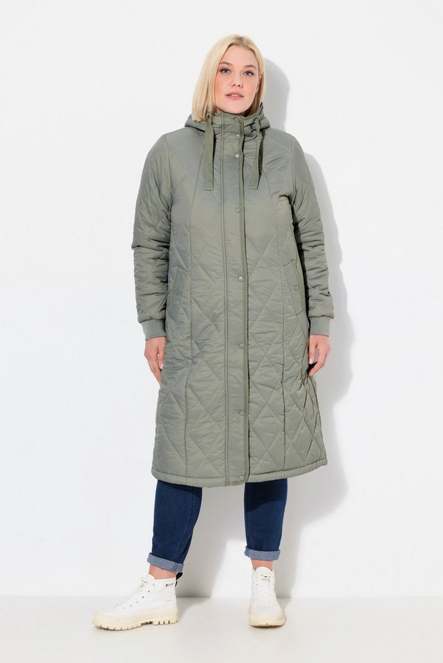 Ulla Popken Wintermantel Funktions-Steppmantel wasserabweisend Kapuze von Ulla Popken