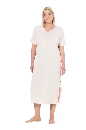 Ulla Popken Women's Nachthemd, Lochstickerei, V-Ausschnitt, Halbarm, Modal Nightgown, Rose`, 46 Ulla Popken Women's Nachthemd, Lochstickerei, V-Ausschnitt, Halbarm, Modal Nightgown, Rose`, 46 von Ulla Popken