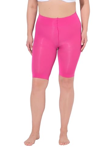 Ulla Popken Women's Radler, 80den, Fuchsiapink, 54/56 von Ulla Popken