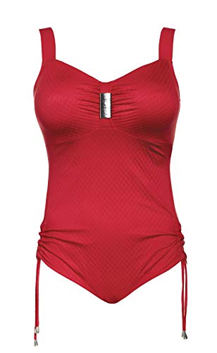 ulla Lingerie féminine Badeanzug St. Tropez Cup B-K mit Bügel 9112 rot 100H von Ulla
