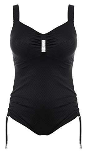 ulla Lingerie féminine Badeanzug St. Tropez Cup B-K mit Bügel 9112 schwarz 90F von Ulla