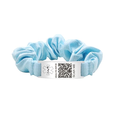Uloveido Notfallinformationen QR Code Armband mit Hellblau Personalisierte medizinische Identifikation Armbänder für Tochter Mutter Frau Mode Medizinisches Armband YA5426 Uloveido Notfallinformationen QR Code Armband mit Hellblau Personalisierte medizinische Identifikation Armbänder für Tochter Mutter Frau Mode Medizinisches Armband YA5426 von Uloveido