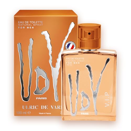 ULRIC DE VARENS - Eau de Toilette UDV VIP – Holzig, Marine, Zitrusfrüchte – Herrenduft – Zerstäuber – hergestellt in Frankreich – 100 ml von Ulric de Varens
