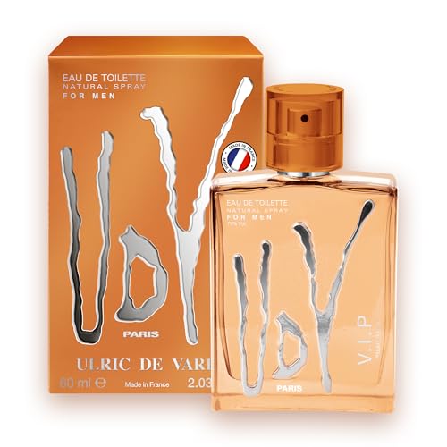 ULRIC DE VARENS - Eau de Toilette UDV VIP – Holzig, Marine, Zitrusfrüchte – Herrenduft – Zerstäuber – hergestellt in Frankreich – 60 ml von Ulric de Varens