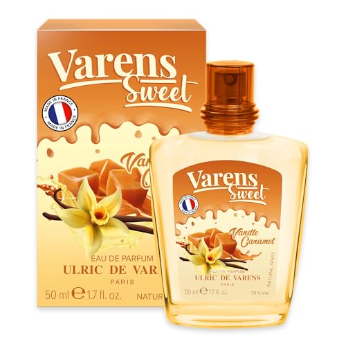ULRIC DE VARENS Varens Sweet Vanille Caramel Eau de Parfum Gourmand, Karamell, Vanille – Damenduft – Zerstäuber – Made in France – 50 ml von Ulric de Varens