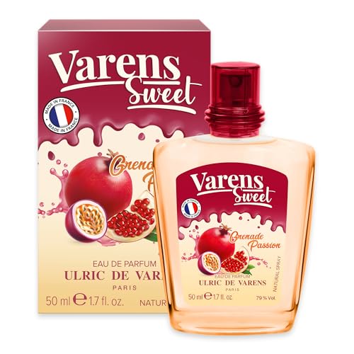 ULRIC DE VARENS Varens Sweet Grenade Passion Eau de Parfum – Blumig, fruchtig – Damenduft – Zerstäuber – Made in France – 50 ml von Ulric de Varens