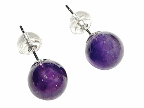 Amethyst Edelstein Kugel Ohrstecker Echtsilber Amethyst Edelstein Kugel Ohrstecker Echtsilber von Ulrike Schmitt Edelsteinkreationen