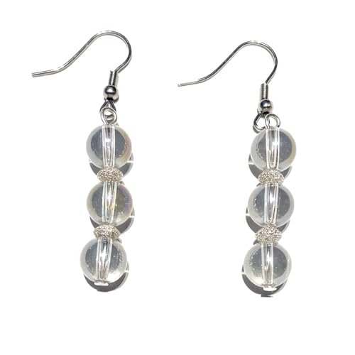 Angel Aura Edelstein Ohrringe Ohrhänger 925 Echtsilber oder Chirurgenstahl MaterialType1 Ohrstecker aus Chirurgenstahl von Ulrike Schmitt Edelsteinkreationen