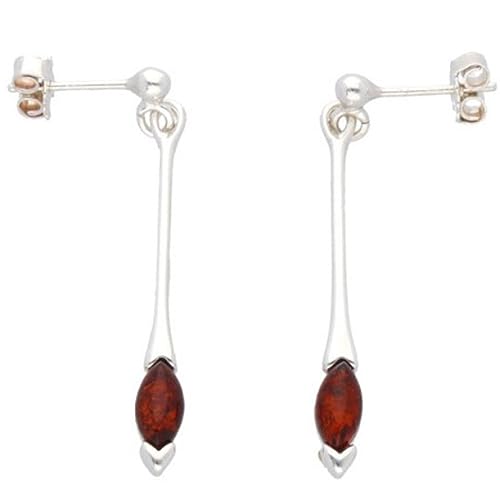 Bernstein rot Designer Ohrringe Ohrhänger Tropfen Pendel Echtsilber Bernstein rot Designer Ohrringe Ohrhänger Tropfen Pendel Echtsilber von Ulrike Schmitt Edelsteinkreationen