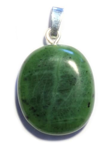 Jade Nephrit 925 Echtsilber Edelstein Ketten Anhänger grün Jade Nephrit 925 Echtsilber Edelstein Ketten Anhänger grün von Ulrike Schmitt Edelsteinkreationen