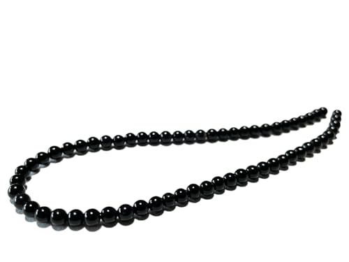 Onyx schwarz Edelstein Stretch Fußkettchen Längenwahl DisplayLength 26 von Ulrike Schmitt Edelsteinkreationen