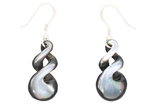 Perlmutt Triple Cross Ohrringe Ohrhänger Silber 925 Perlmutt Triple Cross Ohrringe Ohrhänger Silber 925 von Ulrike Schmitt Edelsteinkreationen