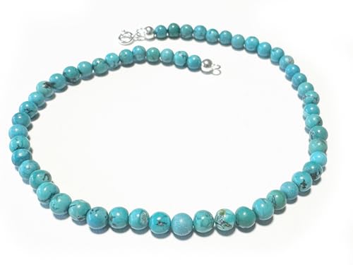 Türkis echt Steinkette Halskette Kette Collier Längenwahl DisplayLength 40 von Ulrike Schmitt Edelsteinkreationen