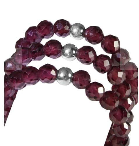 Granat rot Finger Ring Echtsilber Elastikband dehnbar Granat rot Finger Ring Echtsilber Elastikband dehnbar von Ulrike Schmitt Edelsteinkreationen