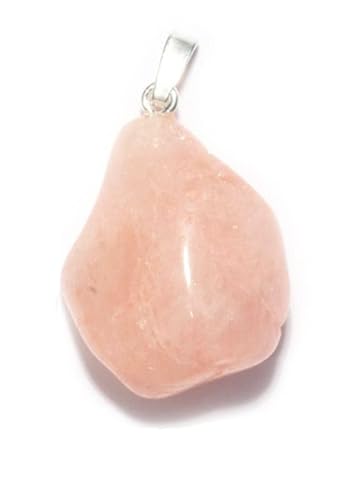 Morganit Trommelstein Silberanhänger Ketten Anhänger von Ulrike Schmitt Edelsteinkreationen