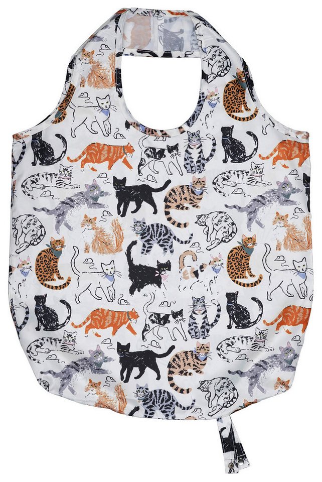 Ulster Weavers Einkaufsbeutel Feline Friends, faltbare Einkaufstasche incl. Tragegriffe ca.46x61cm Roll-up-Tasche von Ulster Weavers